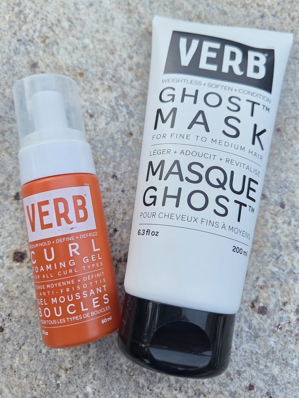 Verb Ghost Hair Mask & Curl Foaming Gel Travel Size Set